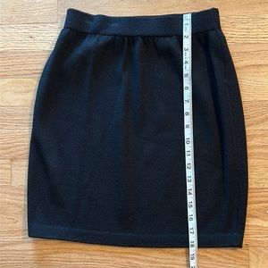 Vintage St John black knit. Three piece dress. Small